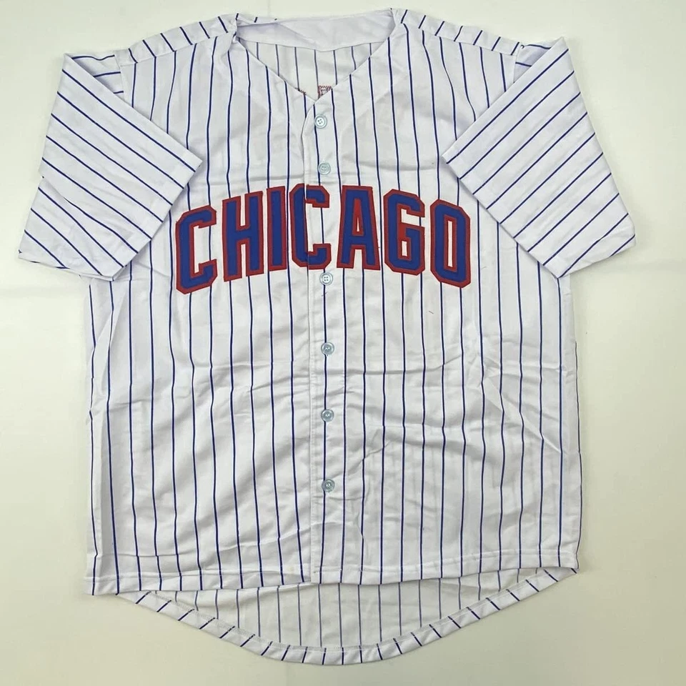 Autographed/Signed MARK PRIOR Chicago Pinstripe Baseball Jersey JSA COA - Image 4 of 4