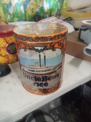 Uncle Ben's Rice  40th Anniversary Tin Container 1985