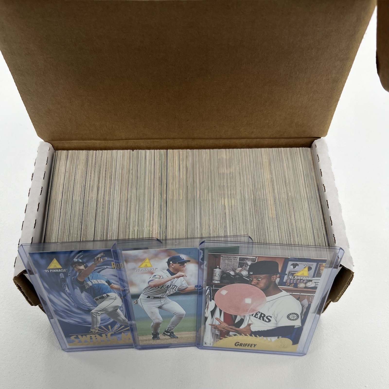 1995 Pinnacle Baseball Complete Set (1-450) Iconic Griffey Jr Bubble Gum