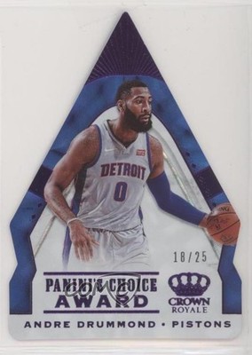 2018 Panini Crown Royale Panini's Choice Award Purple 18/25 Andre Drummond 9o3