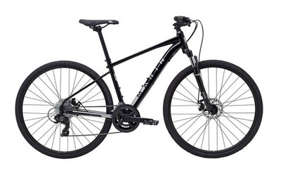 Marin San Rafael DS1 All-Terrain Bicycle Black/Silver 7-Spd 700c 2021 Small