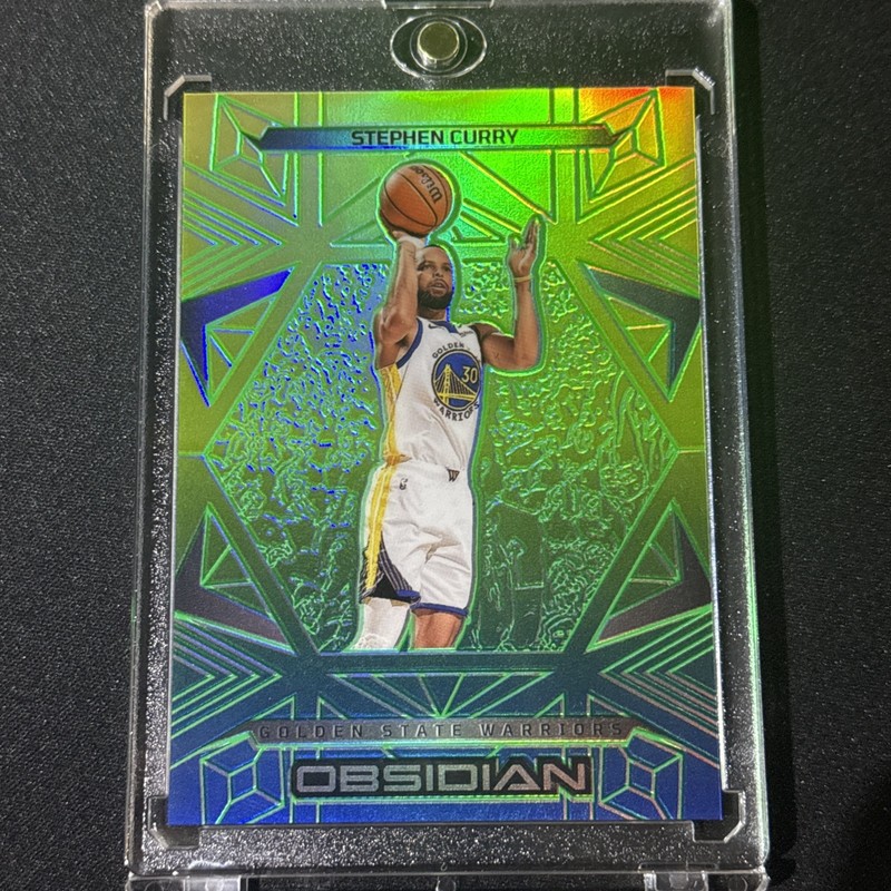 2024-25 Panini Obsidian - Stephen Curry, Stephen Curry #95 Electric Etch Caldera