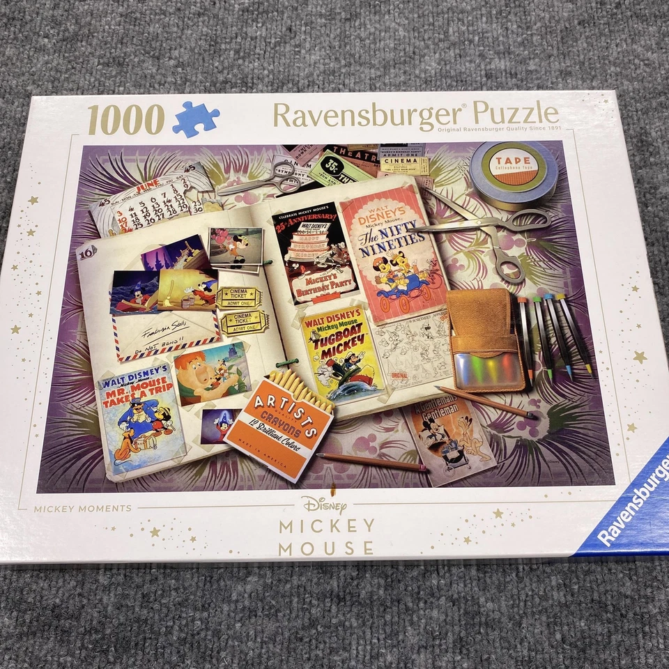 Ravensburger Disney Mickey Mouse 1940 Moments Jigsaw Puzzle 1000 Piece Germany - Image 2 of 4