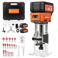 Router de madera compacto inalámbrico 30000 RPM para batería Makita 21V, tallado 1/4" Col