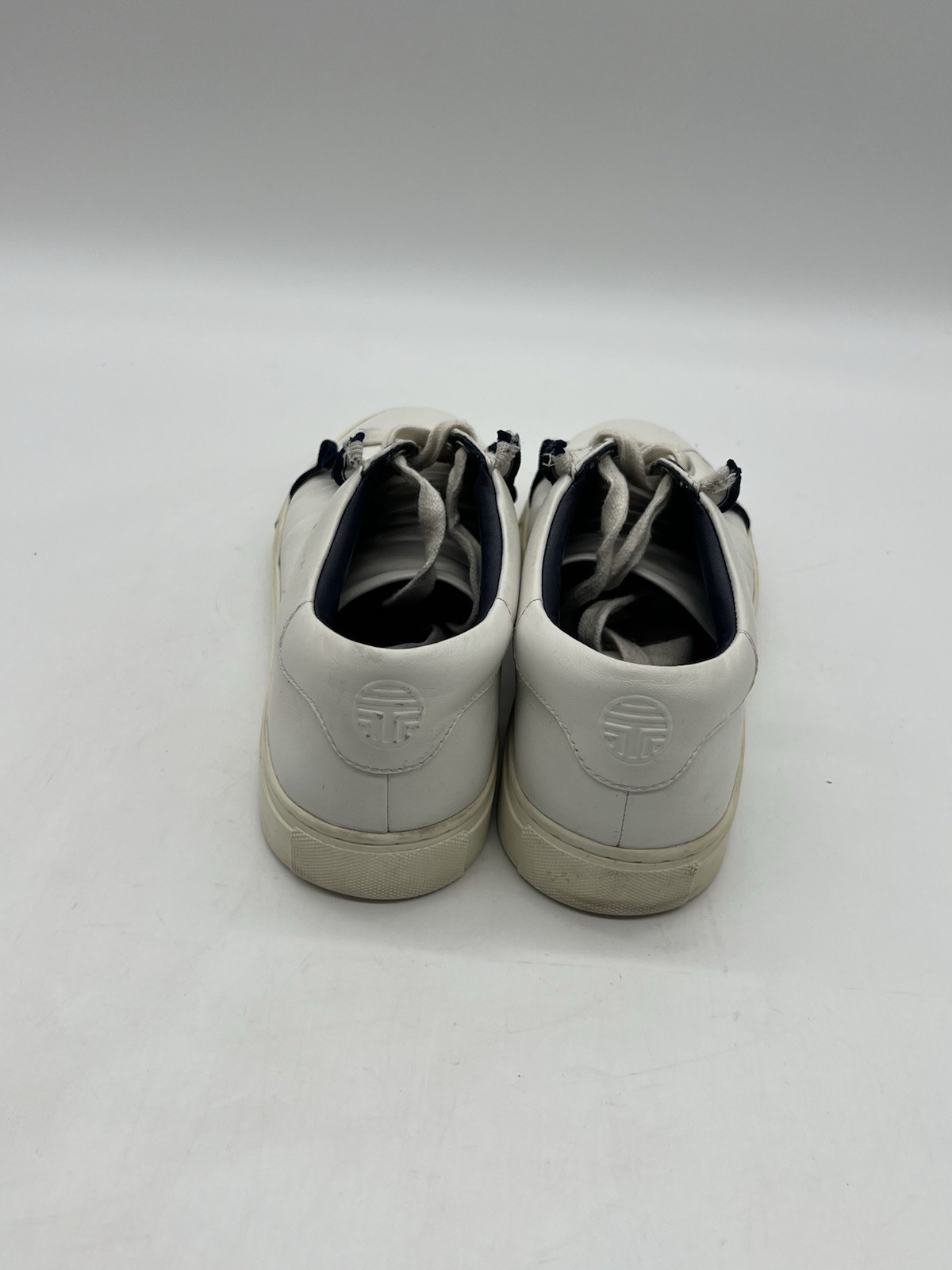 Tory Burch Sport Ruffles Women As 9.5M White Blue Leather Fashion Sneakers Shoes thumbnail 10