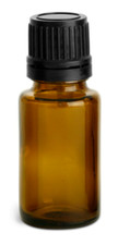 10 CT - Essential Oil Bottles Empty W/ Dropper Caps, 15ml Amber Glass