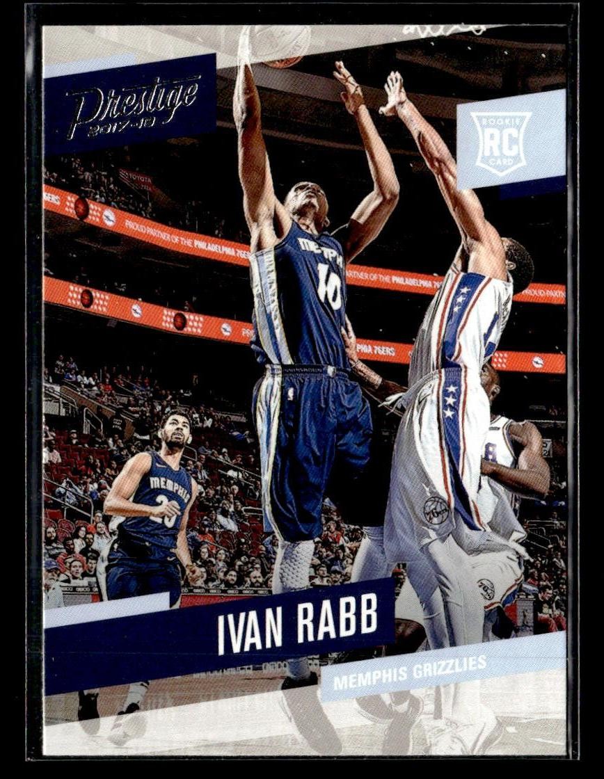 2017-18 Panini Prestige #184 Ivan Rabb Rookie Card Memphis Grizzlies