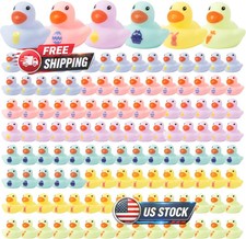 Rubber Ducks in Bulk Assortment Duckies for Jeep Ducking Floater Bath Toys 60pcs