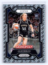2024 Panini Prizm Monopoly WNBA JULIE VANLOO Go Space Rookie (RC) #34 Mystics