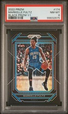 2022 Panini Prizm #174 Markelle Fultz Black Prizms 1/1 PSA 8 NM-MT