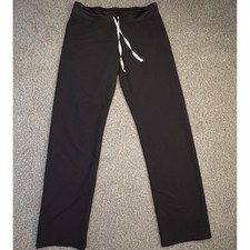 FIGS Technical Collection Mens Black Drawstring Scrubs Medium Tall 32x32