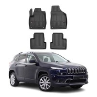 Omac Gummi FußMatten FüR Jeep Cherokee 2014-2024 Premium TPE Automatten 4Tlg