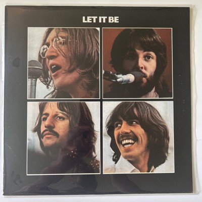 THE BEATLES - Let It Be - Capital 1978 Canadian 12-track LP EX/VG+