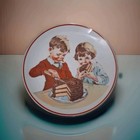 Shafford  7.5" Plate 1980 Hershey's 1934 Chocolate Cookbook Kids Eating Cake — photo 2