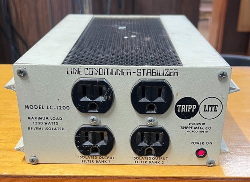 Tripp Lite Line Stabilizer/Conditioner LC-1200/1200W 4-Outlet Voltage Regulator