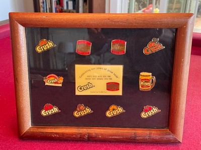 Vintage Crush Hires Root Beer Pin Set 1986 Limited Edition Soda Pin Collection