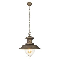 Pendelleuchte Lampe Design Antik Aus Messing Bronze 40Cm Premium Handarbeit