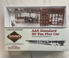 PROTO 2000 21949 Ho Aar Standard 50 Tonne Flach Auto Modell Set WM #2638