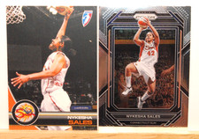 Nykesha Sales lot 2008 Rittenhouse & 2023 Prizm base CT Sun WNBA