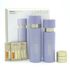 Image of Laneige Perfect Renew 3X 2 Step Set Skin Refiner Emulsion Serum Cream K-Beauty