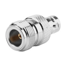 2pcs Type N Female To BNC Female RF Connector Coaxial Adapter Test Converter  