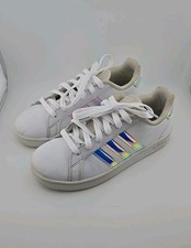 Adidas Grand Court Big Kids Shoes FW1274 Sz 2.5 White Casual Sneakers Athletic