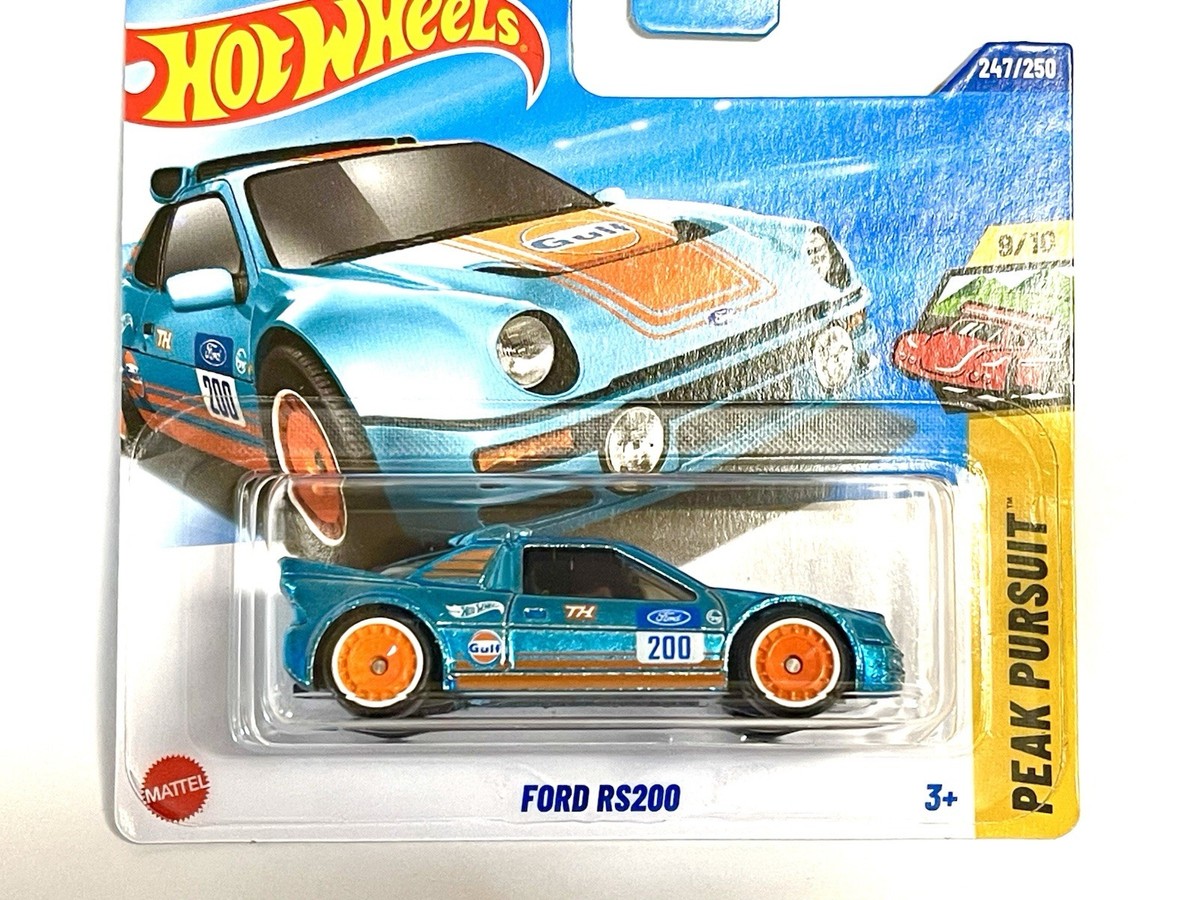 Hot Wheels New 2025 Super Treasure Hunt Ford RS200 Gulf