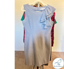 Sandra Darren | Grey | Size 6 | Gently Used - Great Condition