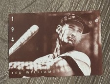 1994 Upper Deck Ken Burns Baseball: the American Epic - Ted Williams #LD7