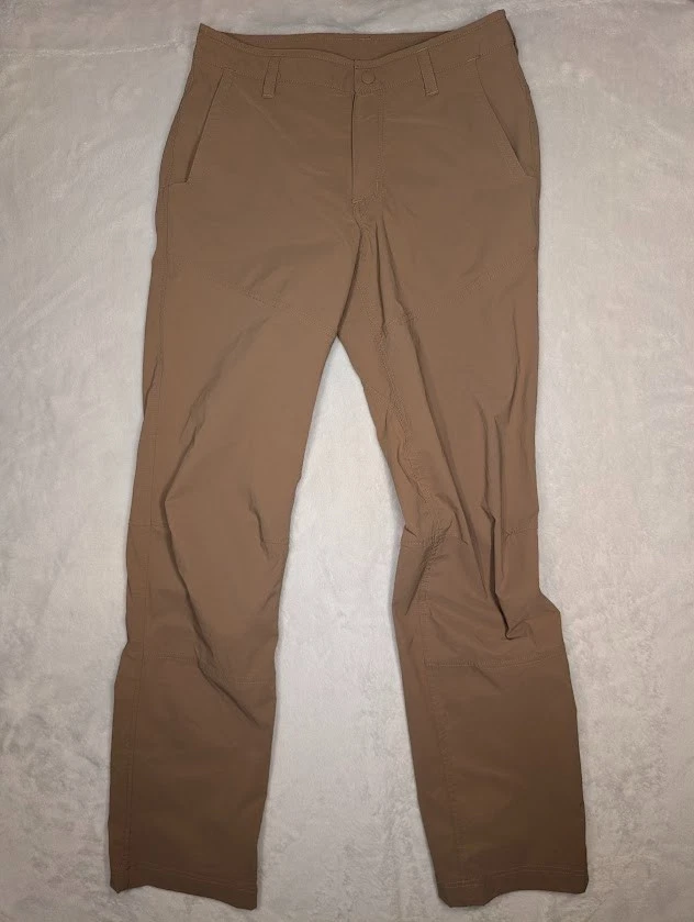 Mountain Hardwear Men’s Hiking Pants 28x31 Tan Stretch Nylon Outdoor Trail