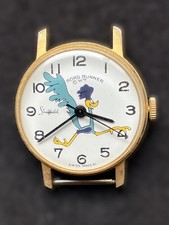 seltene Vintage Characterwatch Road Runner Sammlerstück 80er Defekt