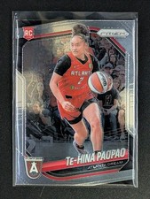 2025 Panini Prizm WNBA Te-Hina Paopao RC #61 Silver Prizm - Atlanta Dream