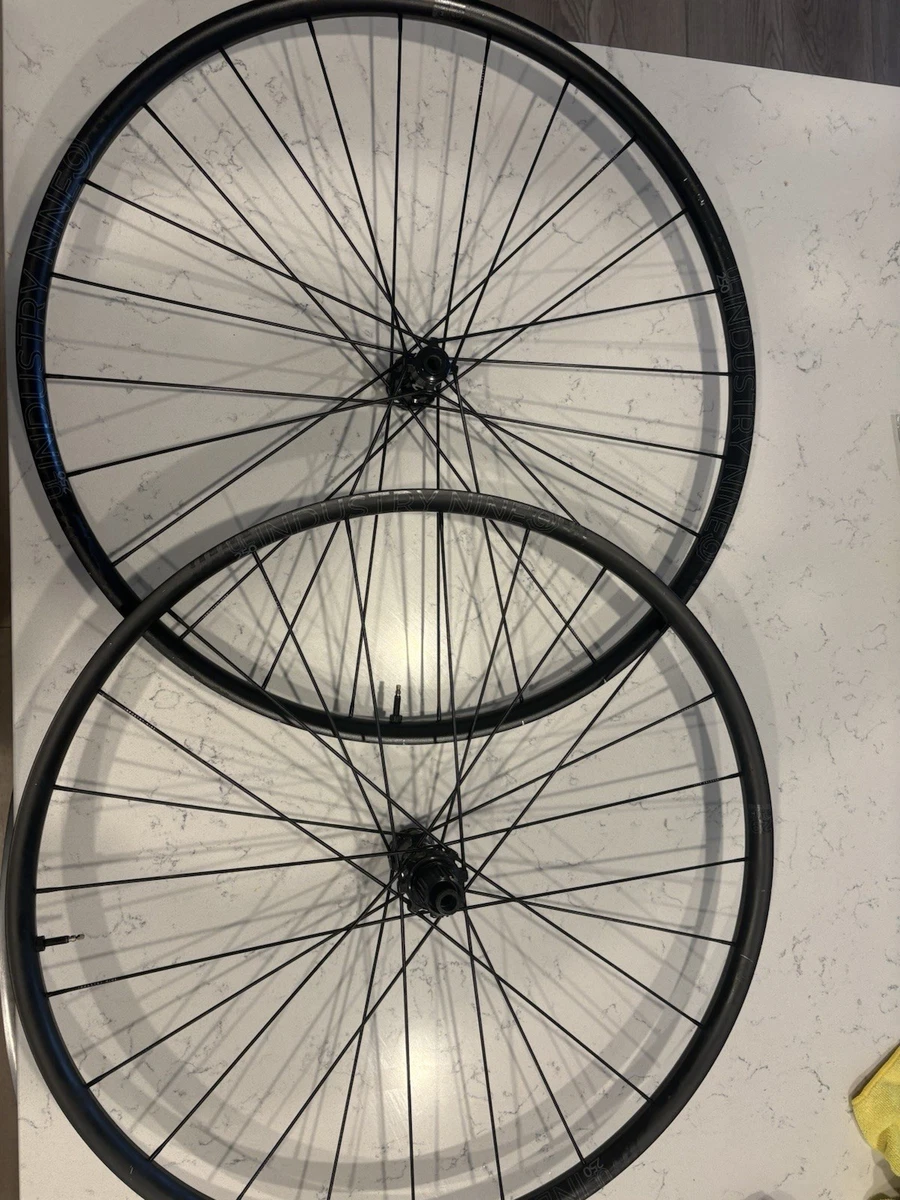 Mozzo Anteriore Industry Nine 1/1 Classic, 15x110mm, 28 Fori, Nero, Freno A Disco 6 Bulloni