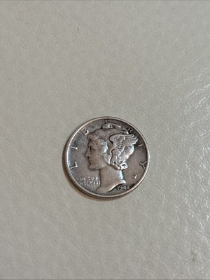 1944 Mercury Dime FULL BANDS 