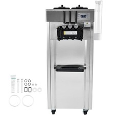 Macchina per gelato soft commerciale resa 21 a 31L/h 3 gusti 1670 W