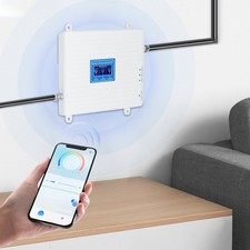 2G/3G/4G Tri- Band Amplifier Repeater Cell Phone Signal Booster 900/1800/2100MHz