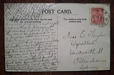 1908 New South Wales postmark NOWRA on postcard