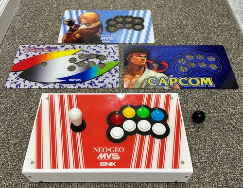 Jasens Customs Panzer 3 Arcade Stick w/ Neo-Geo / Capcom Art