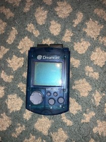 🕹BLUE Dreamcast Controller  & VMU Tested & Works great - Genuine - OEM🕹