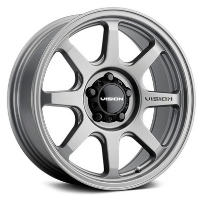 Vision 351 FLOW Wheels 18x9 (18, 6x139.7, 106.2) Gray Rims Set of 4