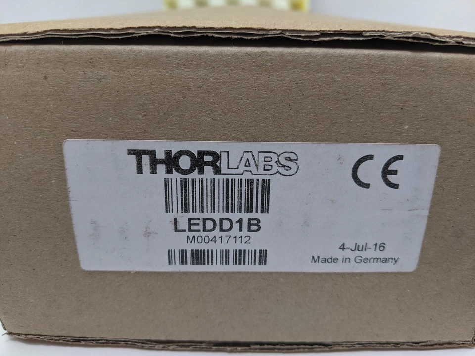 Thorlabs LEDD1B LED Driver w/ 15V PSU & Spare LED Lead, New Open Box - Image 2 of 4