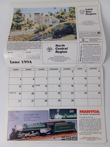 1994 NMRA Bulletin January-November Collectible Magazine 11 Issues - Picture 9 of 9