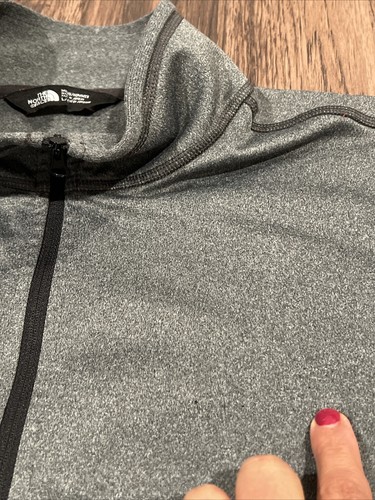 The North Face tech 1/4-zip (quarter zip) fleece Asphalt Grey Heather Men’s - Picture 6 of 10