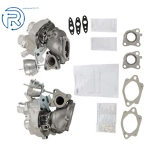 Pair Left + Right Turbocharger Set For 2011-2012 Ford F150 F-150 EcoBoost 3.5L