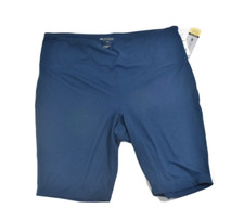 Ideology Sports Women Biker Shorts New S Navy Blue Super Soft Wick Solid
