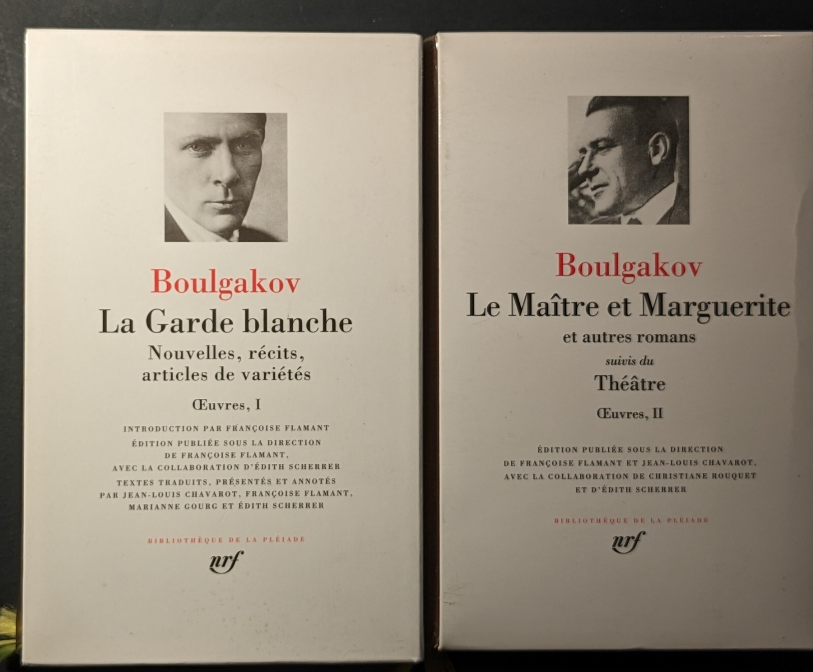 LA PLÉIADE - BOULGAKOV - OEUVRES I/II- LA GARDE BLANCHE-LE MAITRE ET
