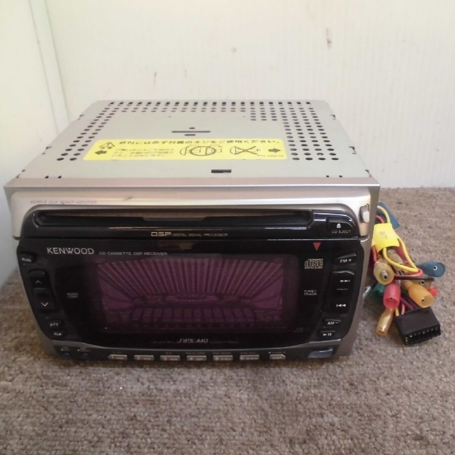 KENWOOD DPX440 Car Stereo CD Cassette Player Operation Confirmed Used