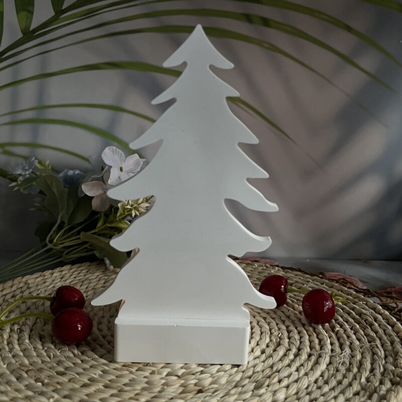 Christmas Tree and House Silicone Mold Set for DIY Cement Plaster