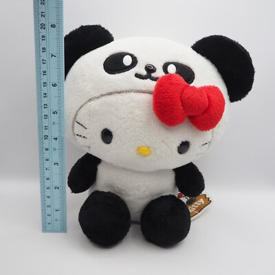 Hello Kitty Sanrio Smiles C1605 Panda 2013 Plush Stuffed 8