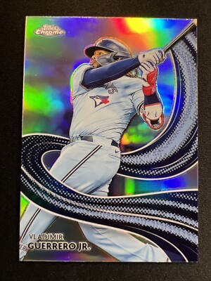 2024 Topps: Chrome-Strokes #S-7 Vladimir Guerrero Jr./Blue Jays/1B/DH    